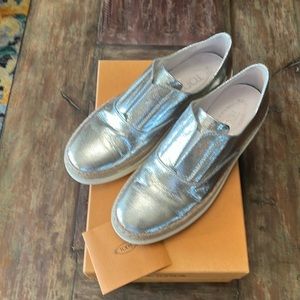 TOD’S Gomma Rafia TV Francesina Pelle Sneaker